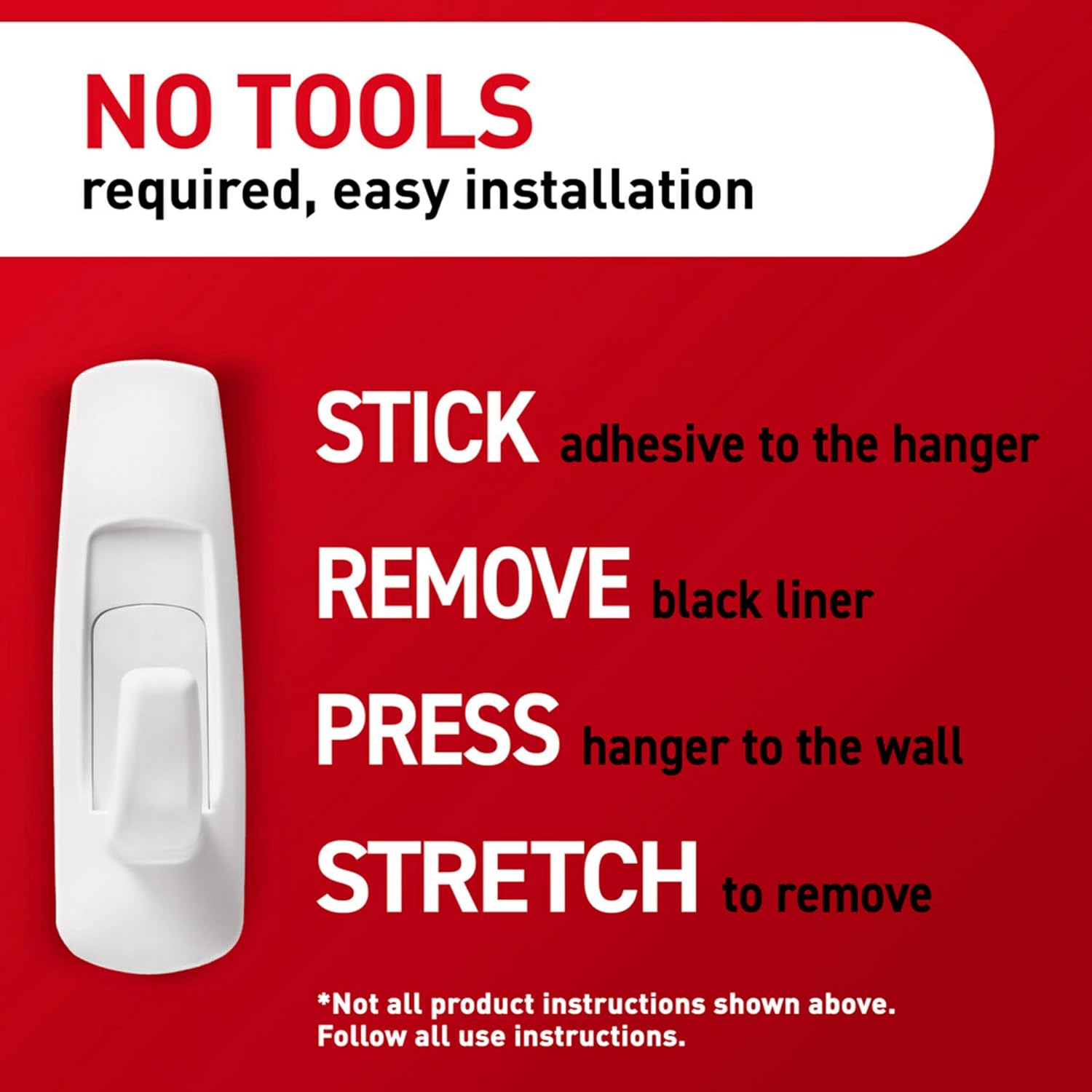 Command Large Utility Hooks. 7-Hooks. 12-Strips. Organize Damage-Free - Image 6