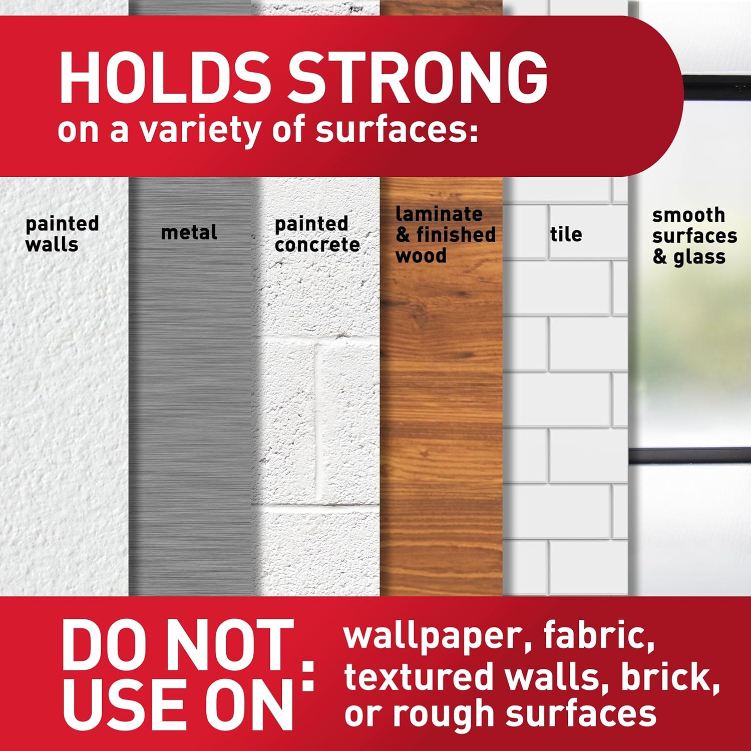 Command Medium Utility Hooks. 20 Hooks and 24 Strips. Damage-Free Hanging Wall Hook with Adhesive Strips. No Tools Great for Hanging Back to School Dorm Organizers. Holds up to 3 lb - Image 3